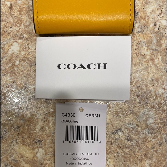 NWT Unisex Coach Luggage Tag - Picture 3 of 7